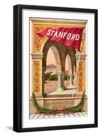 Stanford Banner, Arcade-null-Framed Art Print