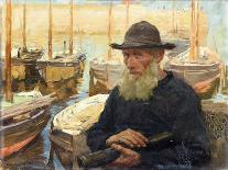 T34360 by the Quayside, Newlyn Harbour, 1908 (Oil on Canvas)-Stanhope Alexander Forbes-Giclee Print