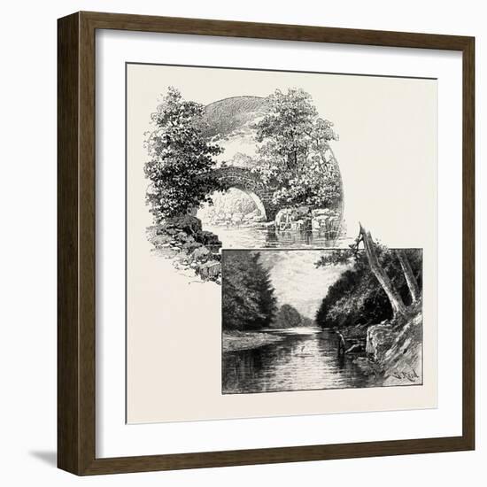 Stanhope Bridge (Left)-null-Framed Giclee Print