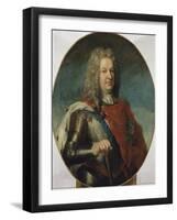 Stanislas Ier Leszczynski, roi de pologne, duc de Lorraine et de Bar (1677-1766)-Alexis Simon Belle-Framed Giclee Print