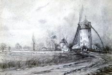 Landscape with Windmill, C1855-1892-Stanislas Lepine-Giclee Print