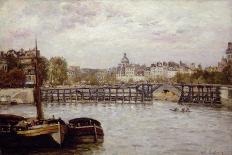 The Quai De Louviers at the Pont Sully, C.1875-Stanislas Victor Edouard Lepine-Giclee Print