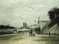 The Quai De Louviers at the Pont Sully, C.1875-Stanislas Victor Edouard Lepine-Giclee Print