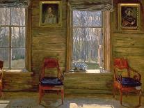 Interior in the Manor House Brasovo, 1912-Stanislav Julianovic Zukovskij-Framed Giclee Print