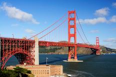 Golden Gate Bridge and Fort Point in the Morning-Stanislav Volik-Photographic Print