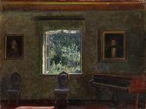 The Sitting Room in the Manor House Rozhdestveno, 1916-Stanislav Yulianovich Zhukovsky-Framed Giclee Print