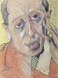 Portrait of a Man, 1924 (Pastel on Paper)-Stanislaw Ignacy Witkiewicz-Giclee Print