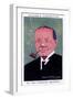 Stanley Baldwin, 1st Earl Baldwin, British Prime Minister, 1926-Alick PF Ritchie-Framed Giclee Print