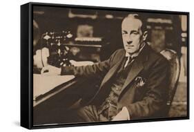 Stanley Baldwin, newly elected Prime Minister of the United Kingdom, May 1923 (1935)-Unknown-Framed Stretched Canvas