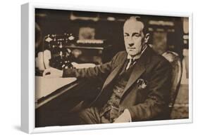 Stanley Baldwin, newly elected Prime Minister of the United Kingdom, May 1923 (1935)-Unknown-Framed Photographic Print