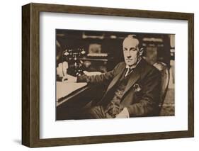 Stanley Baldwin, newly elected Prime Minister of the United Kingdom, May 1923 (1935)-Unknown-Framed Photographic Print