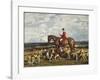 Stanley Barker and the Pytchley Hounds-Sir Alfred Munnings-Framed Premium Giclee Print