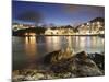 Stanley Bay at Dusk, Hong Kong Island, Hong Kong, China, Asia-Ian Trower-Mounted Photographic Print