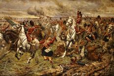 Gordons and Greys to the Front! Incident at Waterloo-Stanley Berkeley-Giclee Print