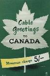 Cable Greetings to Canada-Stanley-Art Print