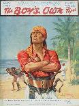 A Pirate Figure from the Front Cover of 'The Boy's Own Paper', 1923-Stanley L. Wood-Giclee Print