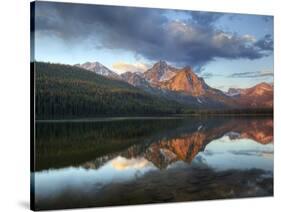 Stanley Lake and Mcgowan Peak, Sawtooth National Recreation Area, Idaho, USA-Jamie & Judy Wild-Stretched Canvas