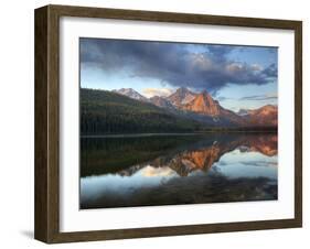 Stanley Lake and Mcgowan Peak, Sawtooth National Recreation Area, Idaho, USA-Jamie & Judy Wild-Framed Premium Photographic Print