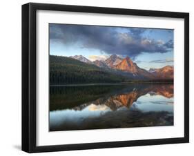 Stanley Lake and Mcgowan Peak, Sawtooth National Recreation Area, Idaho, USA-Jamie & Judy Wild-Framed Premium Photographic Print