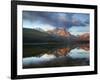 Stanley Lake and Mcgowan Peak, Sawtooth National Recreation Area, Idaho, USA-Jamie & Judy Wild-Framed Photographic Print