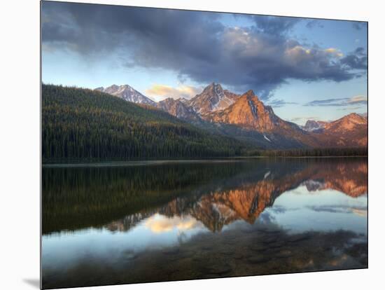 Stanley Lake and Mcgowan Peak, Sawtooth National Recreation Area, Idaho, USA-Jamie & Judy Wild-Mounted Photographic Print