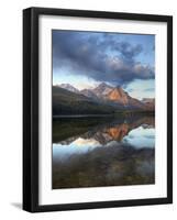 Stanley Lake and Mcgowan Peak, Sawtooth National Recreation Area, Idaho, USA-Jamie & Judy Wild-Framed Photographic Print