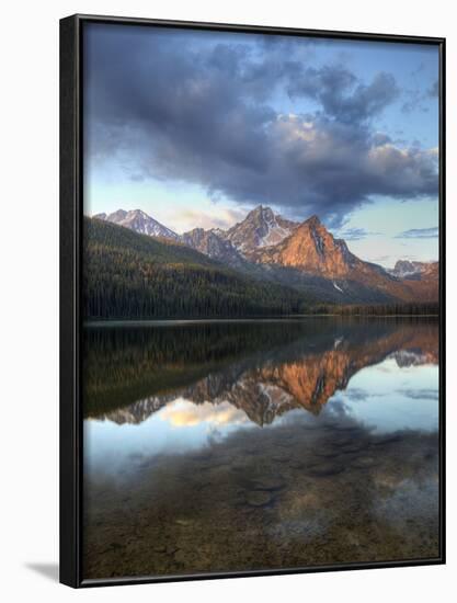 Stanley Lake and Mcgowan Peak, Sawtooth National Recreation Area, Idaho, USA-Jamie & Judy Wild-Framed Photographic Print