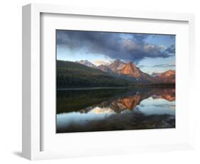 Stanley Lake and Mcgowan Peak, Sawtooth National Recreation Area, Idaho, USA-Jamie & Judy Wild-Framed Photographic Print