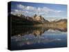 Stanley Lake and Mcgowan Peak, Sawtooth National Recreation Area, Idaho, USA-Jamie & Judy Wild-Stretched Canvas