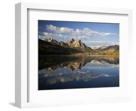 Stanley Lake and Mcgowan Peak, Sawtooth National Recreation Area, Idaho, USA-Jamie & Judy Wild-Framed Photographic Print