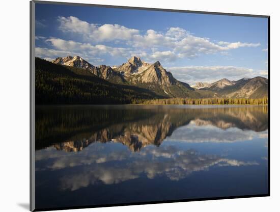 Stanley Lake and Mcgowan Peak, Sawtooth National Recreation Area, Idaho, USA-Jamie & Judy Wild-Mounted Photographic Print