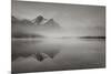 Stanley Lake Idaho BW-Alan Majchrowicz-Mounted Photographic Print