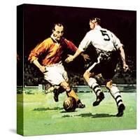 Stanley Matthews About to Win His One Cup Winner's Medal-McConnell-Stretched Canvas