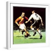 Stanley Matthews About to Win His One Cup Winner's Medal-McConnell-Framed Giclee Print