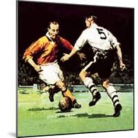 Stanley Matthews About to Win His One Cup Winner's Medal-McConnell-Mounted Giclee Print