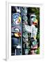 Stanley Park Totem Poles-null-Framed Premium Giclee Print