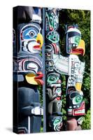 Stanley Park Totem Poles-null-Stretched Canvas