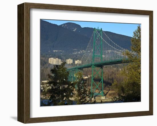 Stanley Park, Vancouver, British Columbia, Canada-Rick A. Brown-Framed Premium Photographic Print