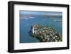 Stanley Point, Waitemata Harbour, and Auckland Harbour Bridge, Auckland, North Island, New Zealand-David Wall-Framed Photographic Print