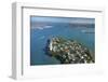 Stanley Point, Waitemata Harbour, and Auckland Harbour Bridge, Auckland, North Island, New Zealand-David Wall-Framed Photographic Print