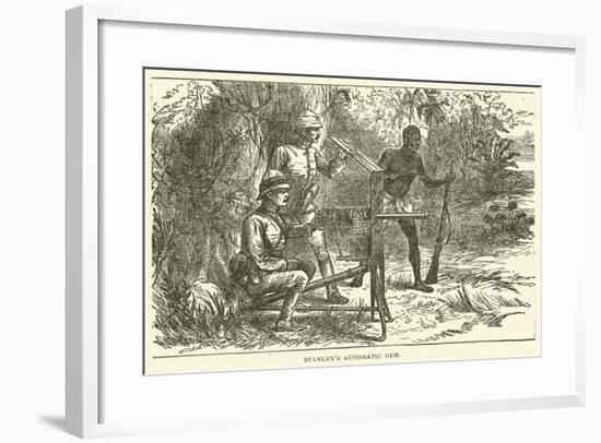 Stanley's Automatic Gun-null-Framed Giclee Print