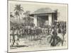 Stanley's Emin Pasha Relief Expedition, Entry of Emin Pasha and Mr Jephson into Dufile, on the Nile-null-Mounted Giclee Print