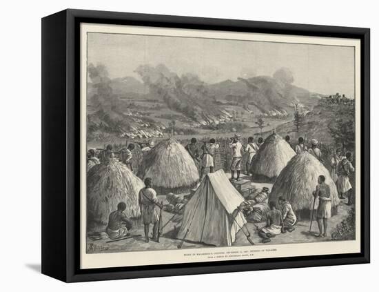 Stanley's Emin Pasha Relief Expedition-Johann Nepomuk Schonberg-Framed Stretched Canvas