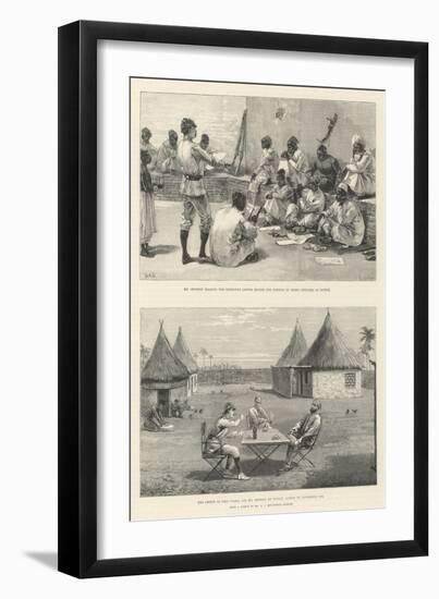 Stanley's Emin Pasha Relief Expedition-William Heysham Overend-Framed Giclee Print