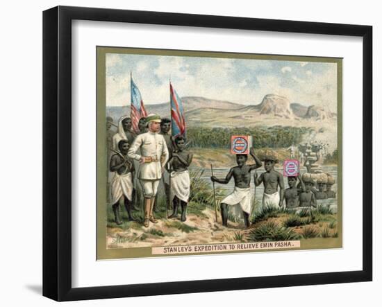 Stanley's Expedition to Relieve Emin Pasha, 1888-null-Framed Giclee Print