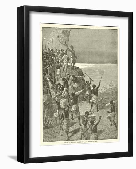 Stanley's First Sight of Lake Tanganyika-null-Framed Giclee Print