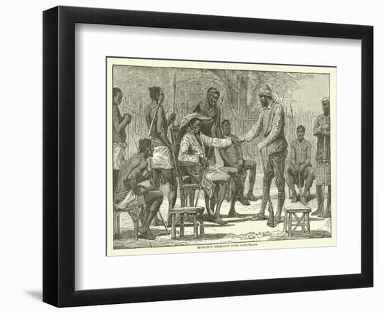 Stanley's Interview with Gamankono-null-Framed Giclee Print