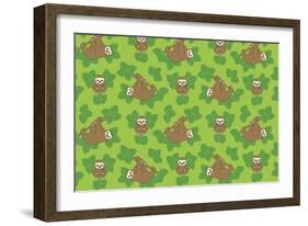 Stanley Sloth-Joanne Paynter Design-Framed Giclee Print