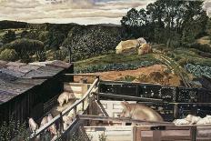 Rickett's Farm, Cookham Dene-Stanley Spencer-Stretched Canvas