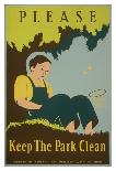 Please Keep the Park Clean-Stanley Thomas Clough-Art Print